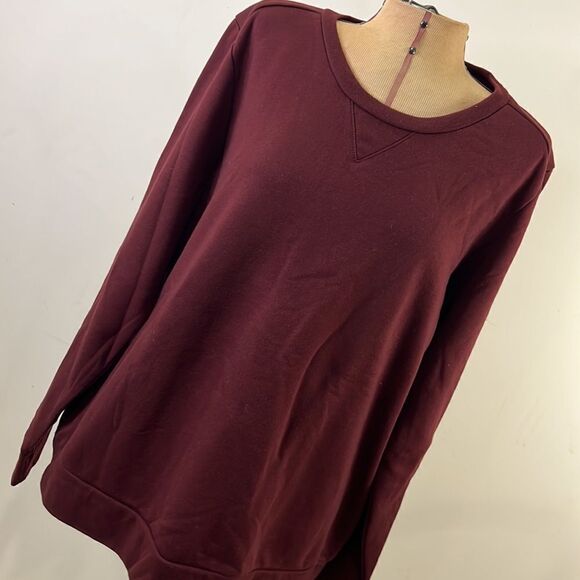 NWT Champion Crewneck Maroon Sweatshirt - Size 2X - Picture 2 of 10